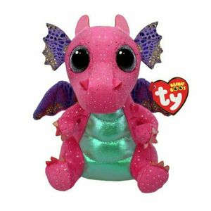 TY Beanie Boos Spitfire Χνουδωτός Δράκος Ροζ 15εκ 00483 - κορίτσι, αγόρι, λούτρινα