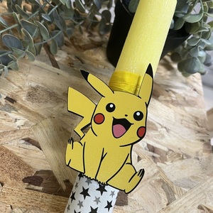 Πασχαλινή λαμπάδα Pikachu - αγόρι, λαμπάδες