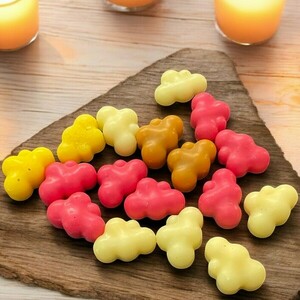 20 Τεμ. Wax Melts σε Σχήμα Συννεφού – Αρώμα γιασεμί - αρωματικά κεριά, waxmelts, wax melt liners