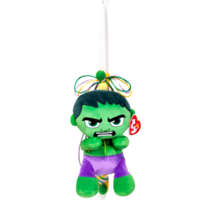 Λαμπάδα Hulk με Λούτρινο TY Beanie 490 - αγόρι, λαμπάδες, για παιδιά, για ενήλικες, για εφήβους