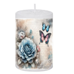 Κερί I Love Roses & Butterflies, Λουλούδια Floral, 16 - αρωματικά κεριά