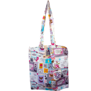 "Olivia" Tote τσάντα Εμπριμέ - ύφασμα, ώμου, μεγάλες, all day, tote - 4