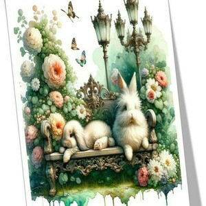 Αφίσα - Poster Λαγουδάκια Bunnies, 4 - αφίσες