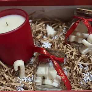 Σετ Δώρου με Κερί & Αρωματικά wax melts - αρωματικά κεριά
