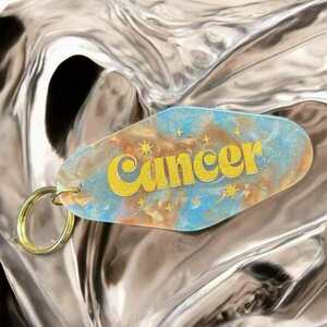 Zodiac sign for your keys-CANCER PLAIN - ρητίνη, γούρια, αυτοκινήτου, σπιτιού