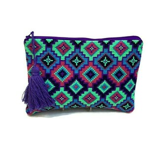 Boho clutch, χειροποίητο, κεντημένο στο χερι - ύφασμα, clutch, χειρός, βραδινές, μικρές