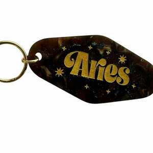 Zodiac sign for your keys-ARIES PLAIN - ρητίνη, γούρια, αυτοκινήτου, σπιτιού