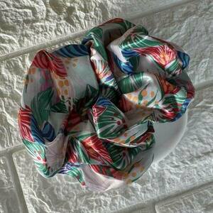 Scrunchie pattern boho πολύχρωμο - ύφασμα, λαστιχάκια μαλλιών