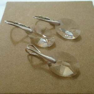 Ασημένιο σετ Swarovski Strass Oval-Crystal - ασήμι 925, swarovski, σετ κοσμημάτων - 2