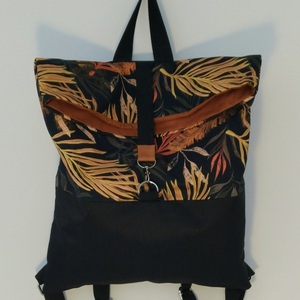 Backpack φλοράλ - ύφασμα, πλάτης, φλοράλ - 3