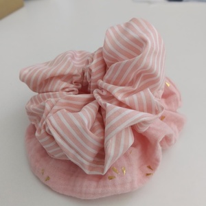 Scrunchies παιδικά - ύφασμα, λαστιχάκια μαλλιών - 3
