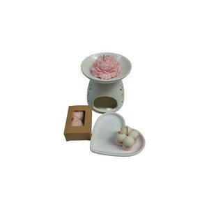 Σετ δώρου με μεγάλο καυστήρα και wax melts - αρωματικά χώρου, soy wax - 2