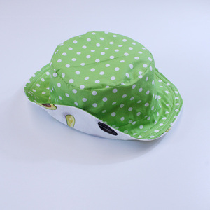 Χειροποίητο Γυναικείο Καπέλο Bucket Hat Avocado - ύφασμα, animal print, καπέλο, δώρο έκπληξη - 3