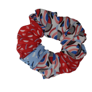 makeba handmade pop c-through scrunchie - ύφασμα