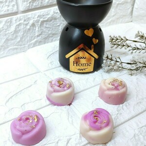 Wax Melts Σόγιας Τριαντάφυλλακια - αρωματικό, αρωματικά χώρου, soy wax - 2