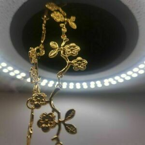 ♦ THE "KEROESA" EYEGLASS CHAIN - ΥΦΑΣΜΑΤΙΝΗ ΑΛΥΣΙΔΑ ΓΥΑΛΙΩΝ ΜΕ ΜΠΟΥΚΕΤΟ ΑΠΟ ΧΡΥΣΑ ΛΟΥΛΟΥΔΙΑ - ΜΗΚΟΣ 87 εκ. - αλυσίδες, boho, γυαλιά ηλίου - 3