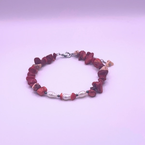 I corals I - ημιπολύτιμες πέτρες, ατσάλι, boho, χεριού, αυξομειούμενα - 2