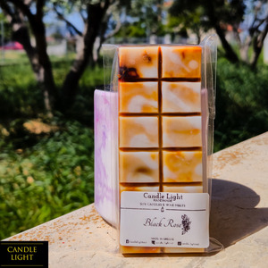 Μπάρα Wax Melt Black Rose 75γρ - αρωματικά κεριά, κεριά, κερί σόγιας, soy wax, soy candles - 2