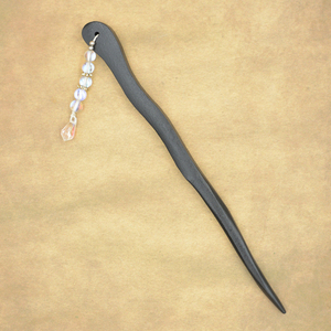 Χειροποίητο Hair Stick με Αυστραλιανά Κρυσταλλάκια & Δάκρυ – Λάμψη & Αρμονία 17 εκ. - ημιπολύτιμες πέτρες, ξύλο