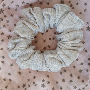 Σκραντσι/Scrunchie GLITTER - ύφασμα, λαστιχάκια μαλλιών - 2