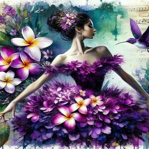 Αφίσα - Poster Ballerina in flowers 3, 5 σχέδια. - αφίσες - 2