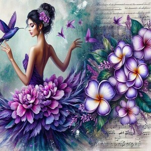Αφίσα - Poster Ballerina in flowers 4, 5 σχέδια. - αφίσες - 4