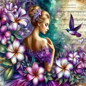 Αφίσα - Poster Ballerina in flowers 7, 3 σχέδια - αφίσες - 3
