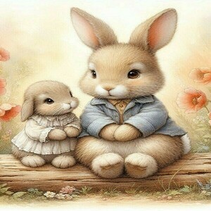 Αφίσα - Poster παιδική Μοuse and Rabit 2, 5 σχέδια. - αφίσες - 2