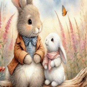 Αφίσα - Poster παιδική Μοuse and Rabit 3, 5 σχέδια. - αφίσες - 4