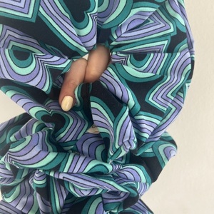 Scrunchies xl jersey - ύφασμα, λαστιχάκια μαλλιών, μεγάλα scrunchies - 2