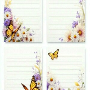 Σημειωματάριο Notepads με Floral design 12 - τετράδια & σημειωματάρια - 4
