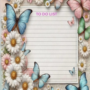 Σημειωματάριο To Do List με Floral design 1, 3 σχέδια - τετράδια & σημειωματάρια