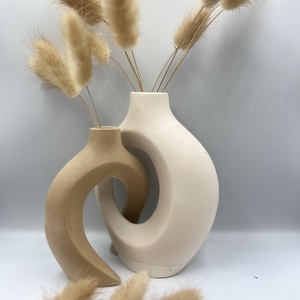 Nest Vases Set | 2 σε 1 - βάζα & μπολ, ρητίνη, minimal - 2
