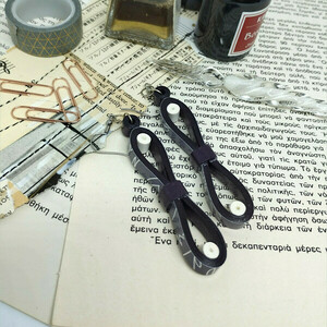 Κρεμαστά σκουλαρίκια από χαρτί | quilling | limited edition 14/23 - χαρτί, πρωτότυπο, ατσάλι, δώρα για γυναίκες - 3