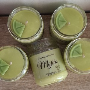 Mojito|Χειροποίητο κερί από 100% σόγια 150γρ - αρωματικά κεριά