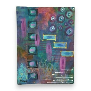 Abstract πίνακας ζωγραφικής με ακρυλικά 04 - ακρυλικό, αφηρημένο, πίνακες σε καμβά