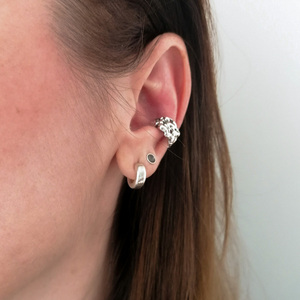 Ear Cuff Ακανόνιστο από Ασήμι 925 - ασήμι 925, μεγάλα - 4
