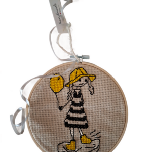 Sweet Stitch - τελάρο 15εκ - κεντητά, διακοσμητικά, γενική διακόσμηση