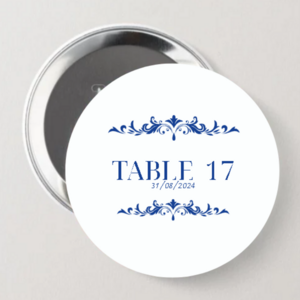 30 τεμάχια Κονκάρδες μεσαίες (3,2,εκ) με CUSTOM DESIGN ΑΝΑΜΝΗΣΤΙΚΟ ΤΡΑΠΕΖΙΟΥ ΜΕ ΤΟ LOGO ΤΟΥ ΓΑΜΟΥ-ΒΑΠΤΙΣΗΣ ΣΑΣ