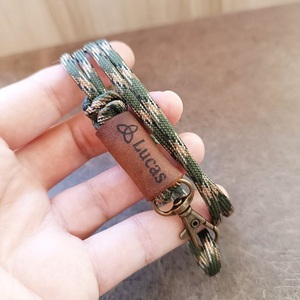 Μακρύ Lanyard Μπρελόκ Λαιμού Camo Paracord με Όνομα - δέρμα, ζευγάρια, αυτοκινήτου, σπιτιού - 2