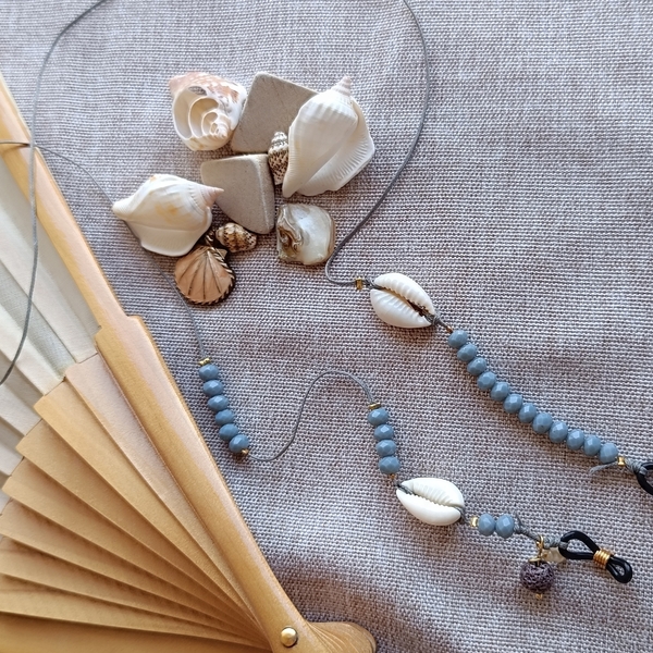 ¨sun & shells" -καλοκαιρινό αξεσουάρ για τα γυαλιά - κορδόνια γυαλιών