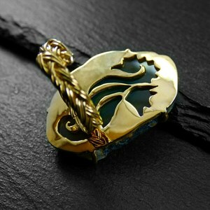" Βlue seahorse Agate " - Χειροποίητο επίχρυσο δαχτυλίδι με Γαλάζιο Δαντελωτό Αχάτη! - ημιπολύτιμες πέτρες, αχάτης, επιχρυσωμένα, αυξομειούμενα - 4