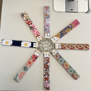 Vintage floral keychain - ύφασμα, αυτοκινήτου, σπιτιού, μπρελοκ κλειδιών - 2