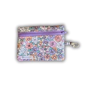 Vintage floral mini wallet - ύφασμα, πορτοφολάκι, πορτοφόλια κερμάτων