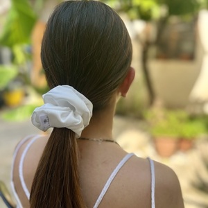 Cloud regular scrunchie - ύφασμα, για τα μαλλιά, λαστιχάκια μαλλιών - 3