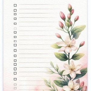 Σημειωματάριο Shopping list 1 - ημερολόγια, DIY, φύλλα εργασίας