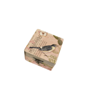 Χειροποίητο vintage ξύλινο κουτί με decoupage – Διακοσμητικό ή Μπομπονιέρα - 2