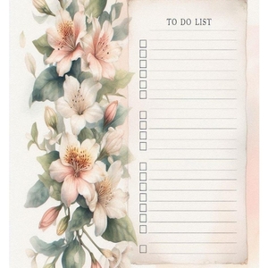Σημειωματάριο Shopping LIst, Softness of pastel colours 8 - ημερολόγια, DIY, φύλλα εργασίας