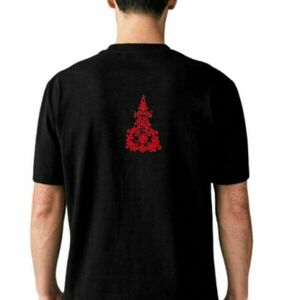 Rodia Handmade Clothing Ανδρικό T-Shirt με Κόκκινο Κέντημα