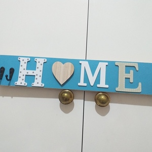 ξύλινη κρεμάστρα home - κρεμάστρες - 2